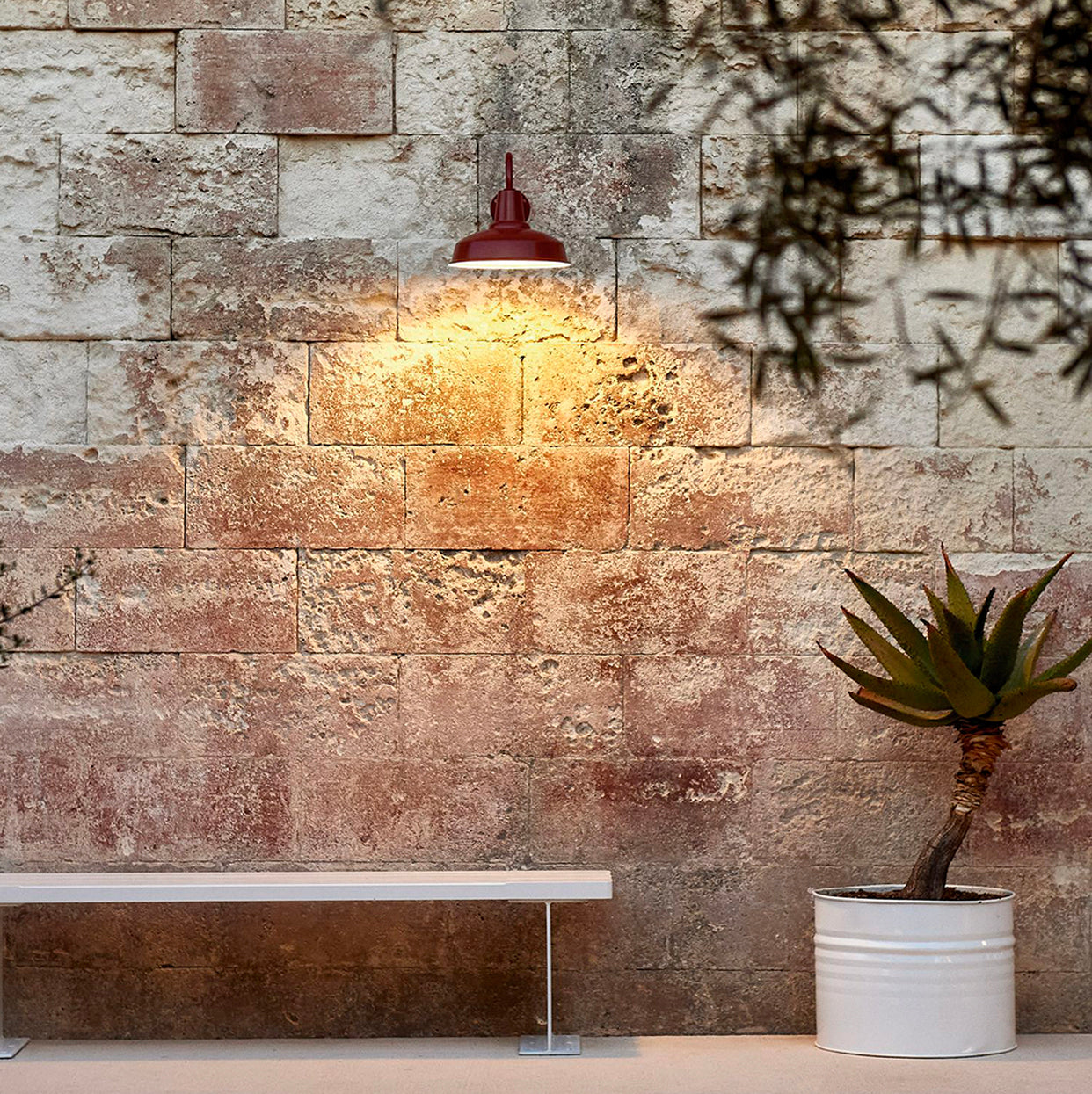 Lampe Grange - Abat-jour Ø : 36cm // Longueur : 53cm
